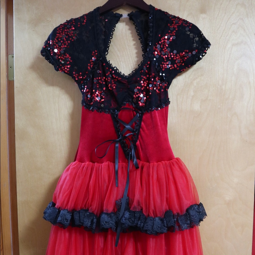 Red Flamenco Costume